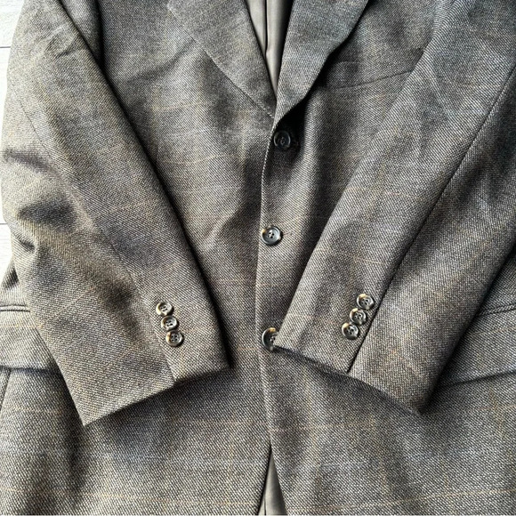 Vintage Lineage Union Made Pure Wool Tweed Blazer Made in Canada - Picture 7 of 16